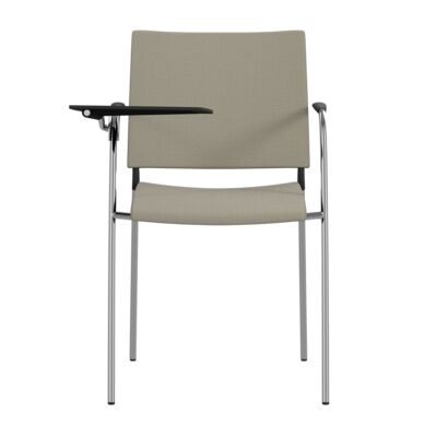 Lammhults_Spira_armchair_writingtabletR_chrome_beige_front.png