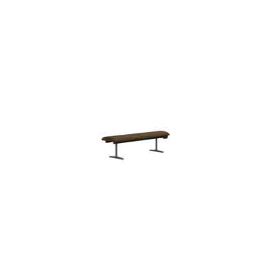 Lammhults_Teius_bench_SH500_L1800_black_brown_frontangle.png